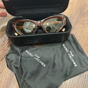 Marc Jacobs Brown Sunglasses with Tortoiseshell Design